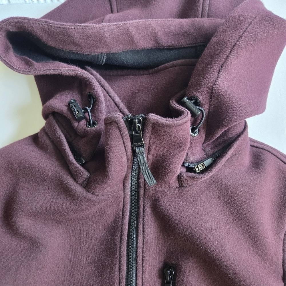 Andrew Marc Deep Burgundy Performance Soft Shell Jacket - Picture 5 of 8